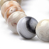 Natural Crazy Lace Agate Round Bead Strands G-E334-6mm-20-4