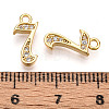 Brass Micro Pave Cubic Zirconia Charms X1-KK-N261-104H-G-3