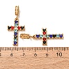304 Stainless Steel Rhinestone Pendants RB-CBA5CCB-05D-G-2
