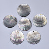 Black Lip Shell Pendants SSHEL-S251-36F-1