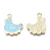 Alloy Enamel Pendants PALLOY-N170-033C-NR-2