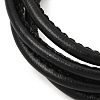 Microfiber Leather Multi-strand Cord Bracelets Makings FB-CBA983F-01G-12-2