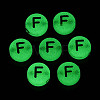 Luminous Frosted Acrylic Beads FACR-T008-02F-3