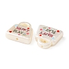 Printed Opaque Acrylic Beads OACR-B054-01I-2