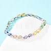 Platinum Tone Brass Micro Pave Cubic Zirconia Tennis Bracelets BJEW-B160-04P-01-3