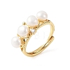 Natural Cultured Freshwater Pearl Finger Rings RJEW-JR01083-3