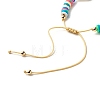 Imitation Pearl Braided Bead Bracelet for Girl Women BJEW-JB07156-5