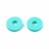 Handmade Polymer Clay Beads Strands CLAY-R089-6mm-T02B-34-4