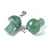 Natural Green Aventurine Pendants G-N0325-10G-3