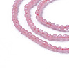 Natural Jade Beads Strands G-F596-46B-3mm-3