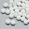 Transparent Stripe Resin Beads RESI-S345-6mm-02-1