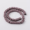Natural Lava Rock Beads Strands G-L435-01-6mm-16-2