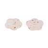 Marbled Stone Style Opaque Acrylic Beads OACR-G009-06B-2
