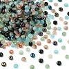 100G Imitation Jade Glass Beads DGLA-YW0001-53H-1