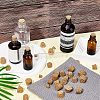 120Pcs 10 Style Wood Cork Stopper AJEW-CA0002-86-4