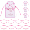 Alloy Enamel Bowknot Link Bracelets BJEW-BM0001-02-1