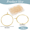 200Pcs Brass Wine Glass Charm Rings KK-SP0001-31A-G-2