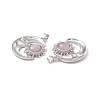 Natural Kunzite Pendants KK-A173-04P-02-4