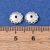 Brass Bead Caps KK-C157-03E-S-2