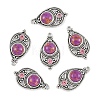 Bohemian Dyed Synthetic Turquoise Pendants FIND-YWC0003-02AS-03-1