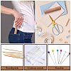 Sandalwood Leather Craft Sewing Needles Case Box TOOL-WH20013-07G-4