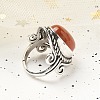 Natural Red Jasper Adjustable Rings RJEW-I108-01AS-18-4