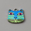 Alloy Enamel Pendants ENAM-CJC0006-52E-1