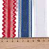 9 Yards 3 Styles Independence Day Polyester & Polycotton Ribbons Sets SRIB-A015-02A-05-3