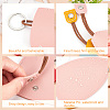5Pcs 5 Colors Creative Pull Out Key Sleeve KEYC-CP0001-06-4
