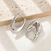 Brass Hoop Earrings for Women LS-EJEW-U041-04P-2
