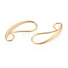 Ion Plating(IP) 304 Stainless Steel Earring Hooks STAS-N108-29G-3