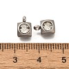 201 Stainless Steel Charms STAS-F311-06P-05-3