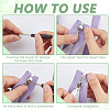Stainless Steel Zipper Accessories FIND-WH0173-498P-4