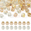 60Pcs 2 Colors Electroplate Glass Beads EGLA-TADJ0001-19C-1