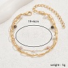 Iron Imitation Pearl Multi-layer Anklets for Women VB8880-1