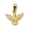 304 Stainless Steel Pendants STAS-F336-01A-G-1