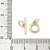 Brass Toggle Clasps KK-G557-02G-01-3