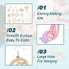 DIY Filigree Dangle Earring Making Kits DIY-BY0001-33-3