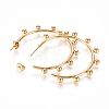 304 Stainless Steel Stud Earrings EJEW-E258-07B-G-2