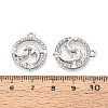 Alloy Rhinestone Pendants FIND-N008-30P-3