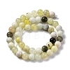 Natural New Jade Beads Strands G-F591-16-8MM-4