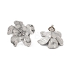 304 Stainless Steel Stud Earrings EJEW-M072-01P-4