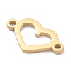 304 Stainless Steel Hollow Connector Charms STAS-R003-05G-2