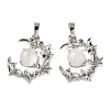 Natural Quartz Crystal Pendants G-B194-01P-11-1