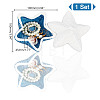 GOMAKERER Starfish Ceramics Jewelry Plates AJEW-GO0001-32-2