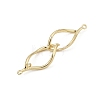 Brass Connector Charms KK-CBA0C2F-15G-2