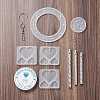 DIY Heart Wind Chime Making Kits DIY-C054-12-2