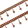 Curtain Plastic Beaded Fringe Trim OCOR-WH0090-69A-1