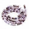 Opaque Glass Beads Strands GLAA-T006-12B-2