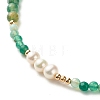 Natural Pearl Beaded Necklace NJEW-JN03765-03-4